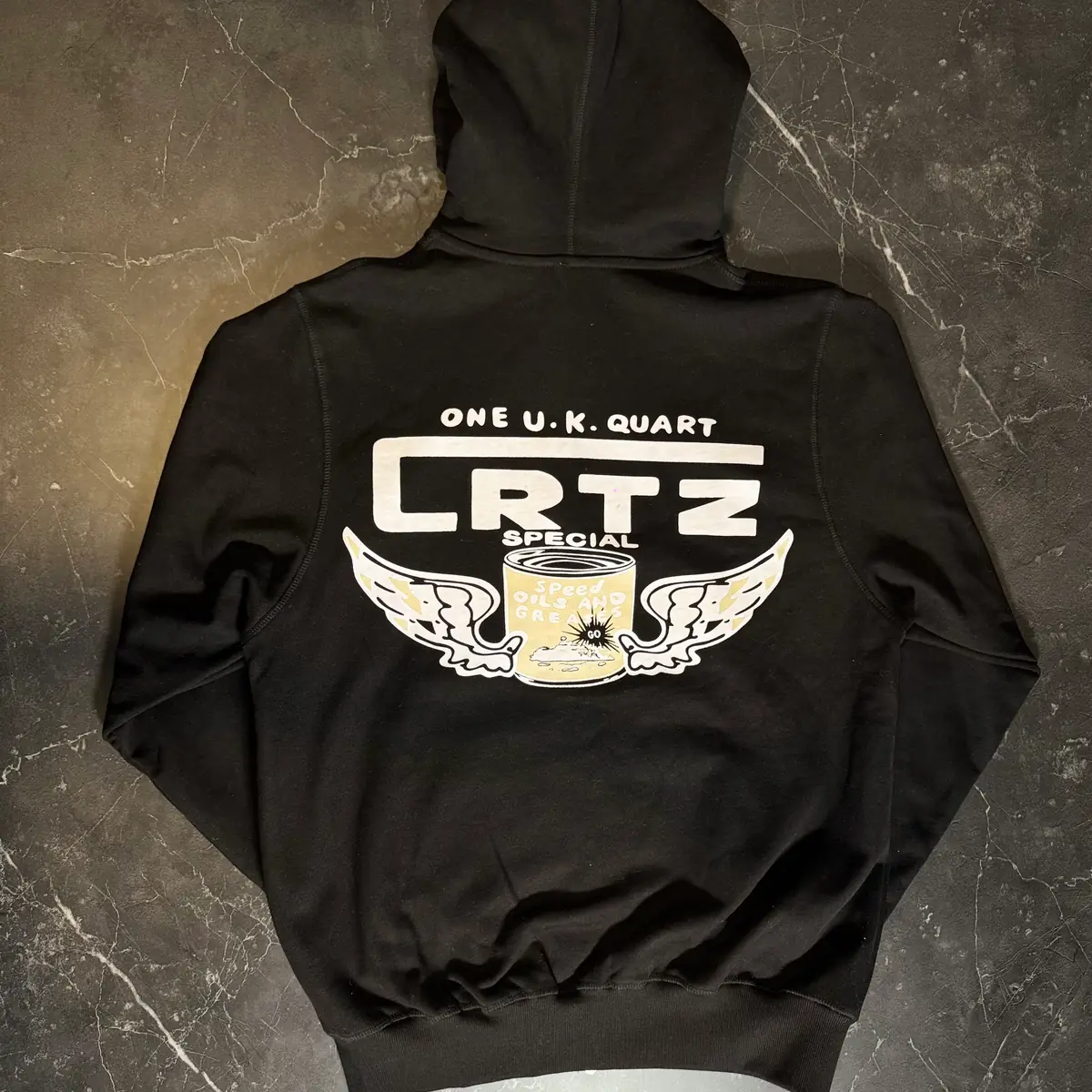 Corteiz Gasolina Double Zip Hoodie Black 2
