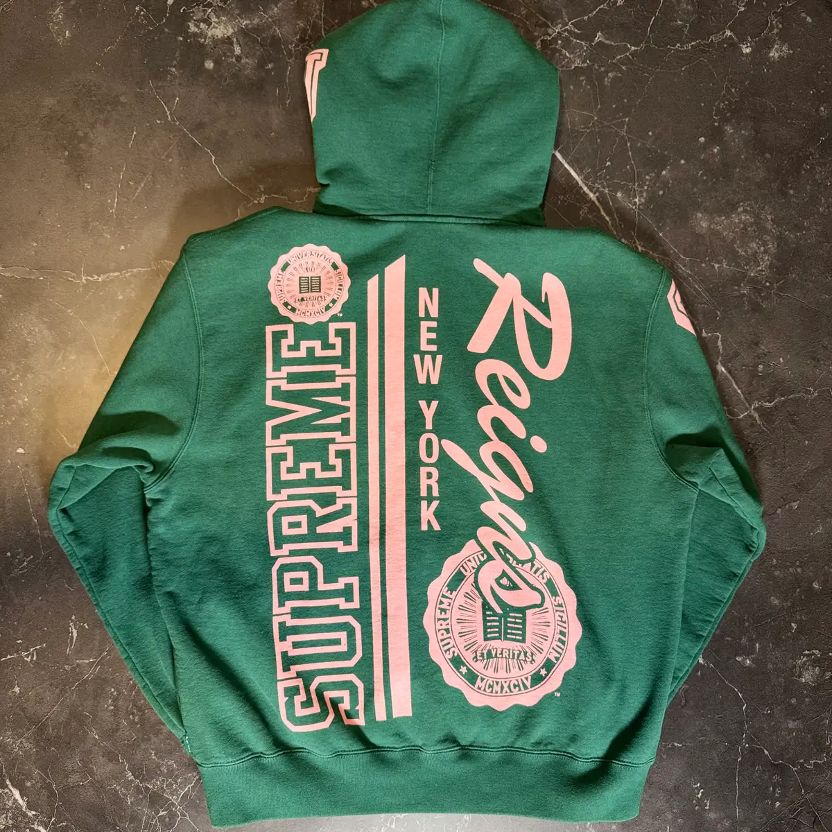 Supreme Knowledge Reigns Zip Up Dark Green 2
