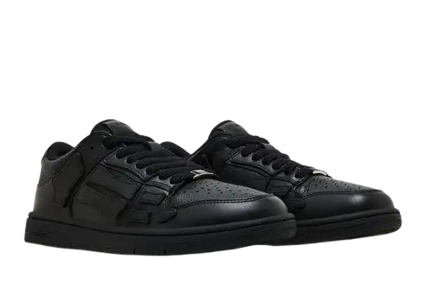 AMIRI Skel Top Low Triple Black - 1