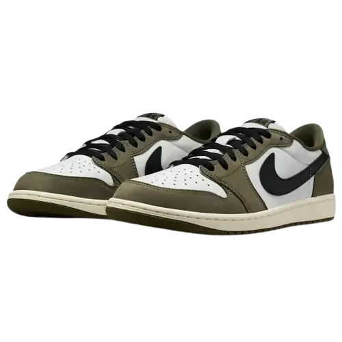 Jordan 1 Low Medium Olive - 1