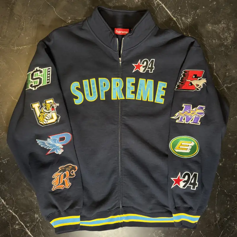Supreme Mastcots Zip Up Navy - 1
