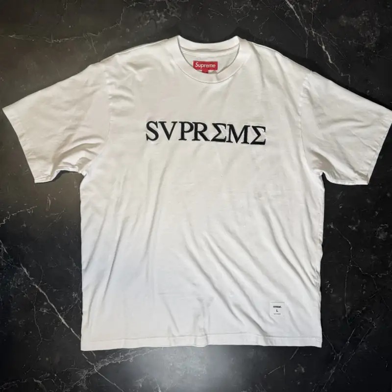 Supreme Greek S/S Top White - 1