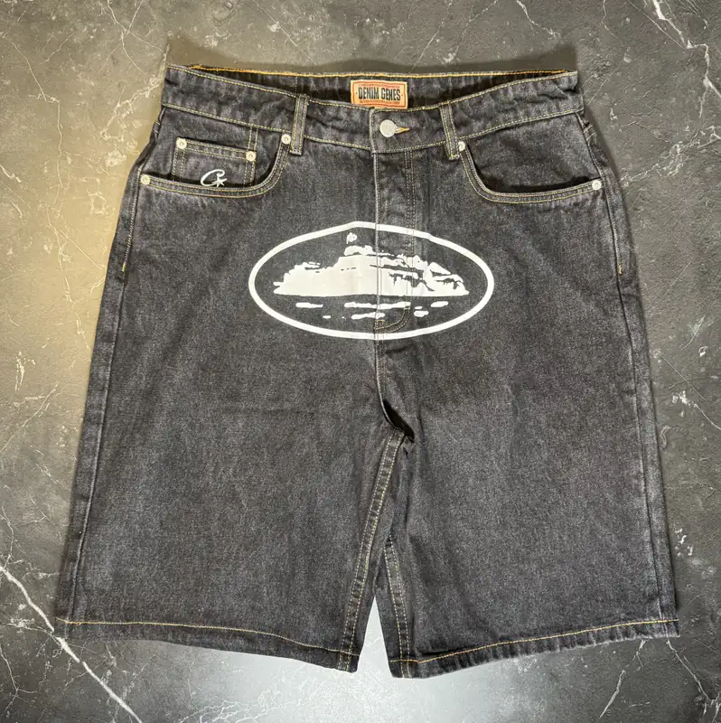 Corteiz Island Baggy Black Short - 1