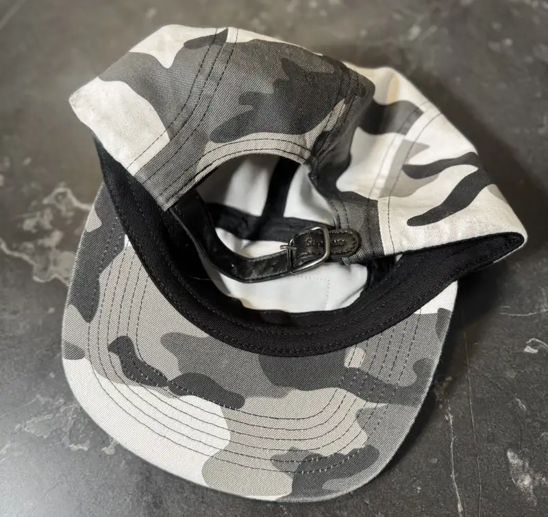 Supreme Washed Chino Black Hat 2