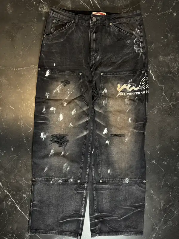 Vale Forever Daily Work Pants Painted Black - 1