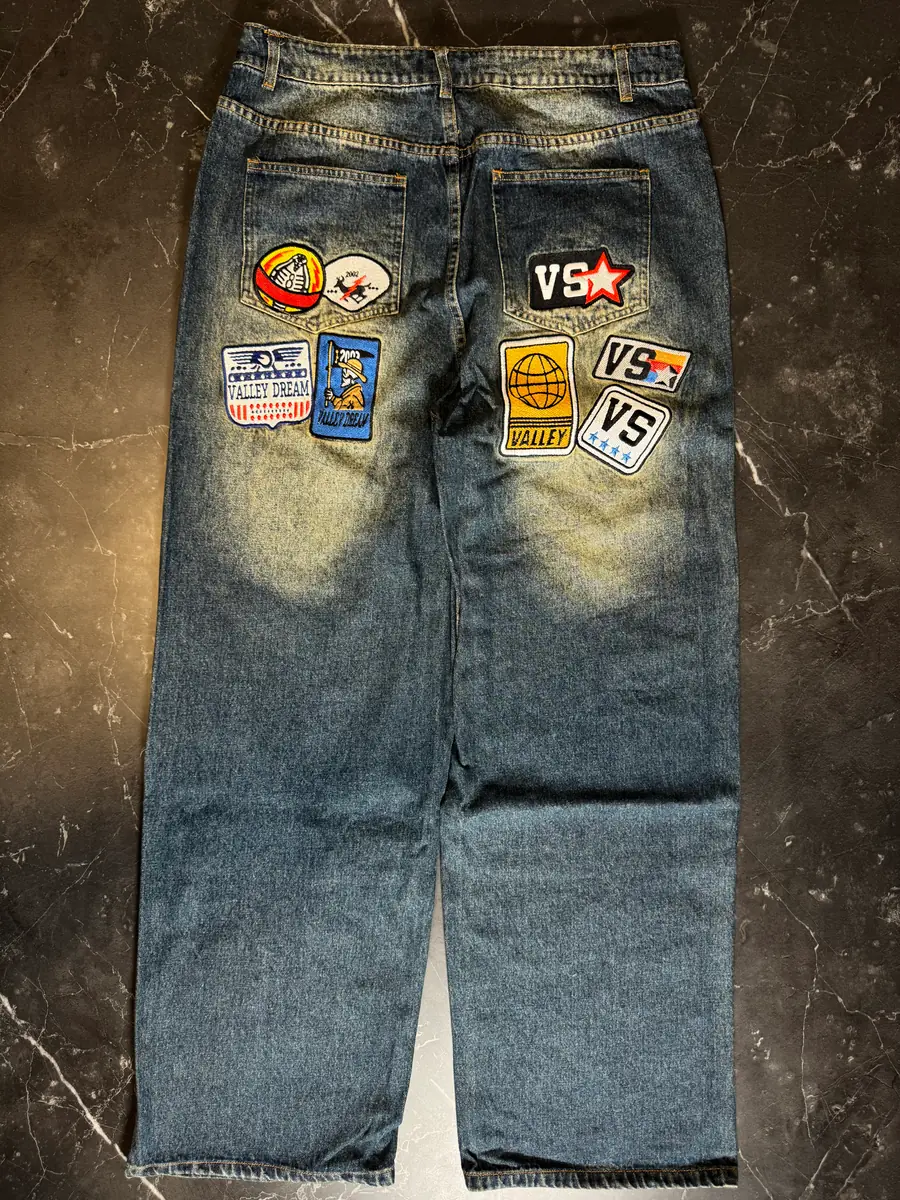 Vale Forever 1980's Carpenter Denim Pant Blue Denim 2