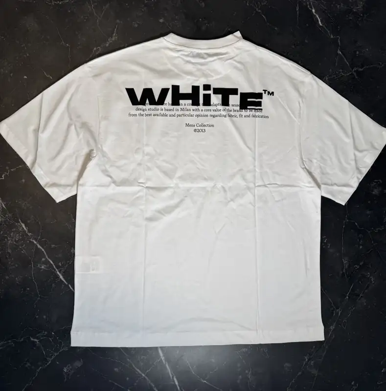 Off-White Off Split White Tee 2