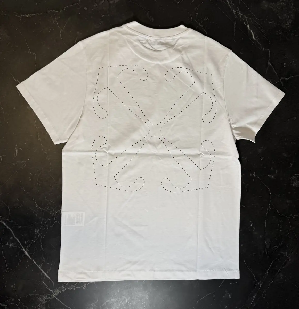 Off-White Stitch Arrangement Black Tee 2